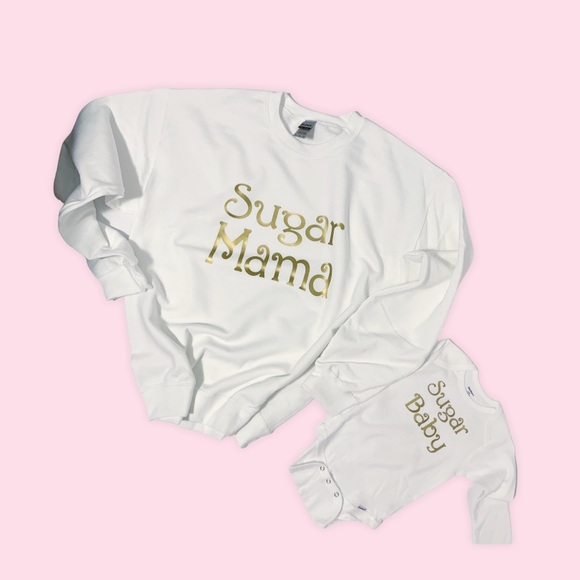 Custom Mama & Baby Sweatshirt and Onesie - Picture 1 of 10